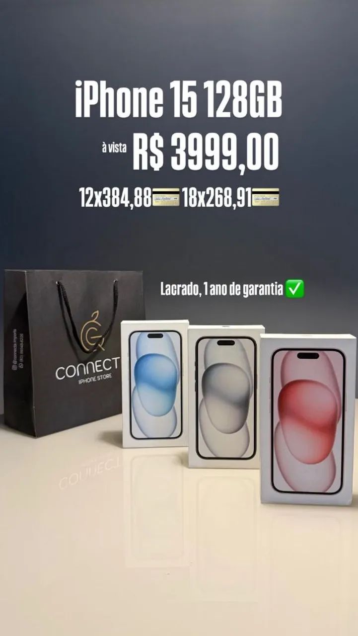 Iphone 15  .Queima de estoque?