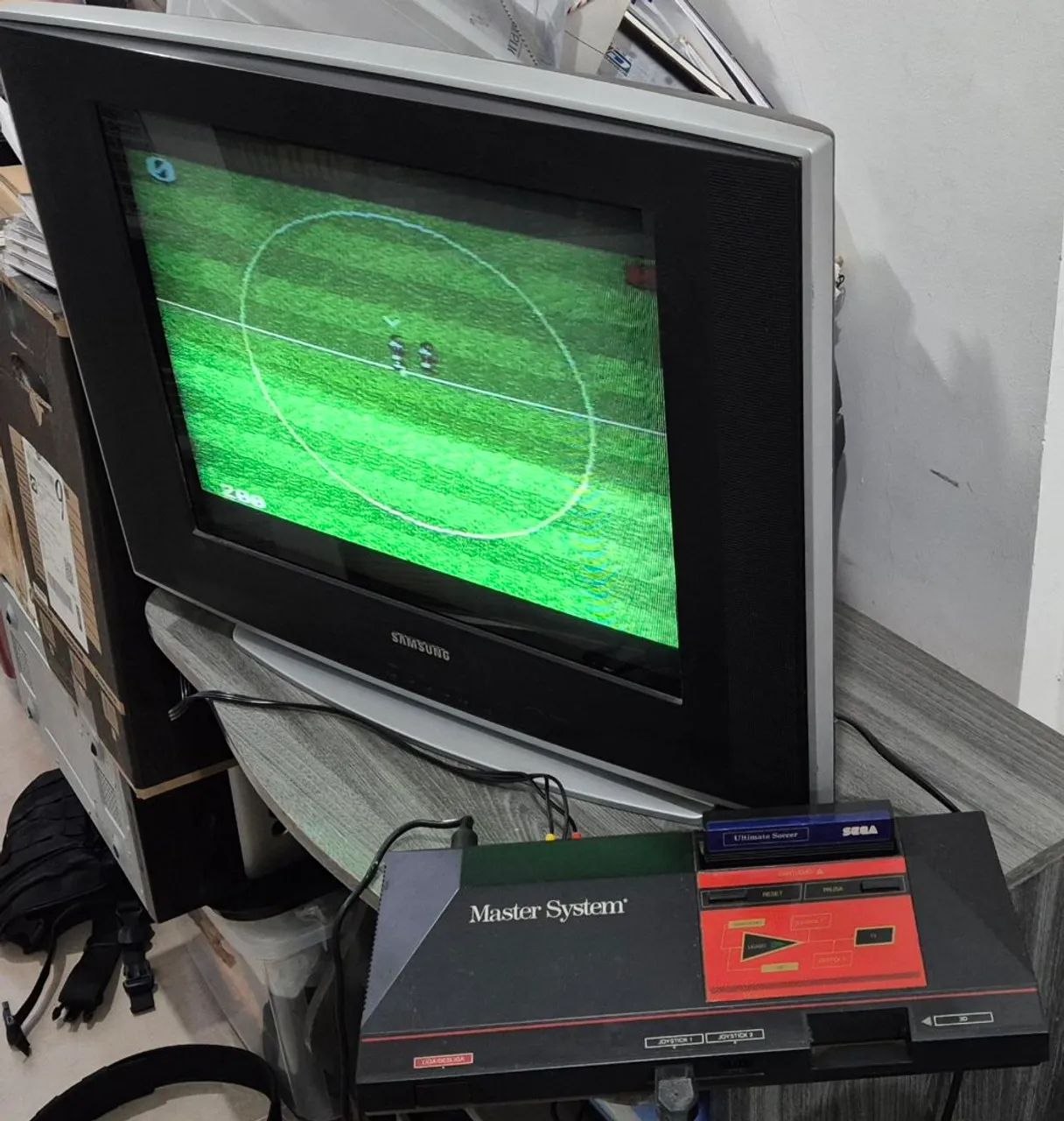 Videogame - Sega Master System 2 com 1 controle e 1 jogo. Caixa e manuais  - Foto 2