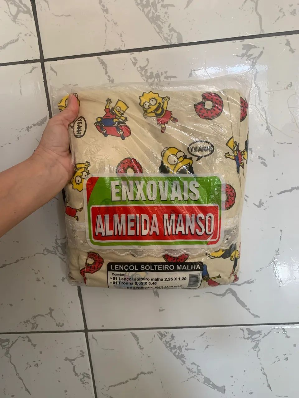 lençol de solteiro | de R$90 por R$50