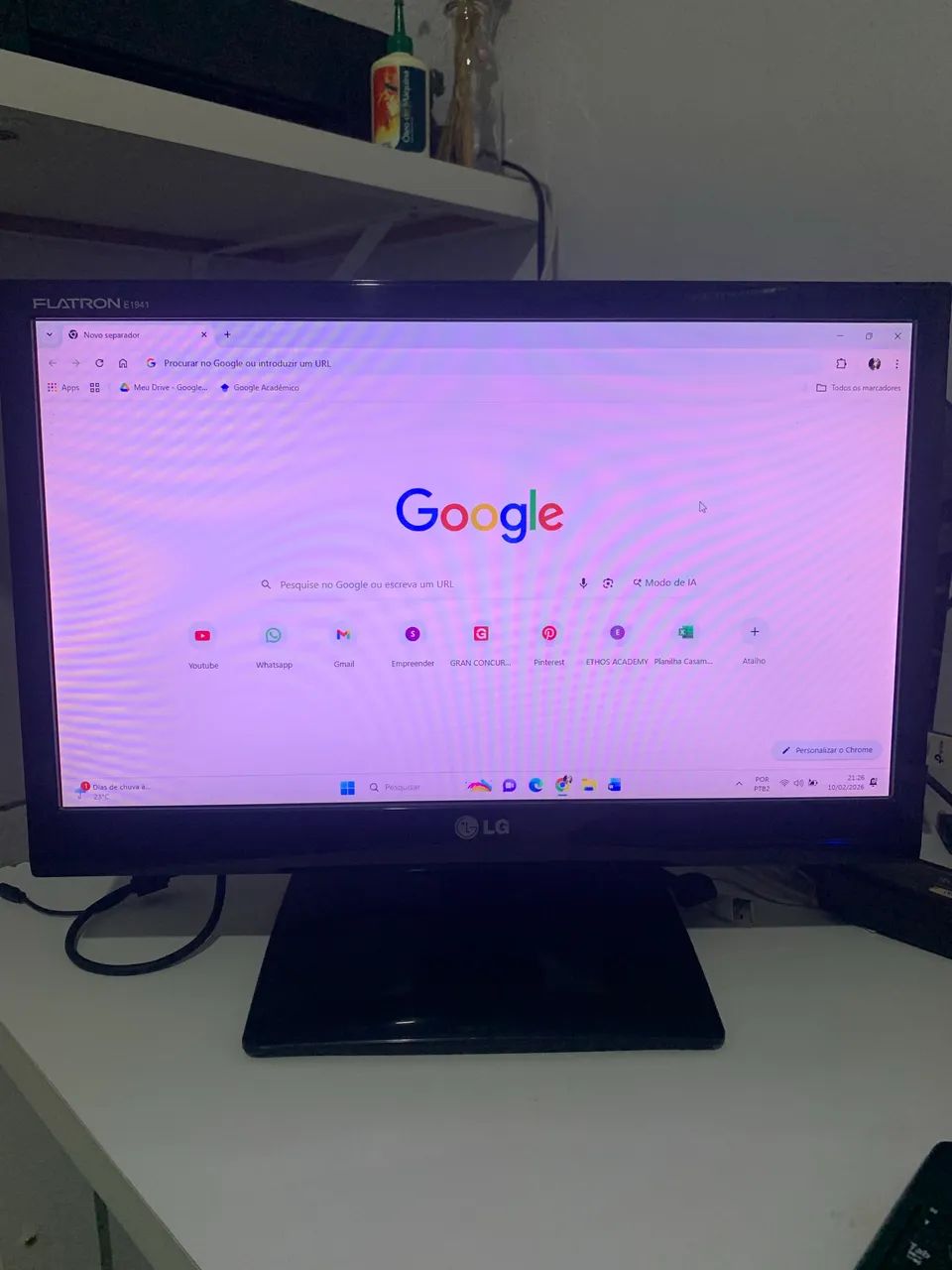Monitor LG Flatron 18,5? - Funcionando Perfeito - Foto 3