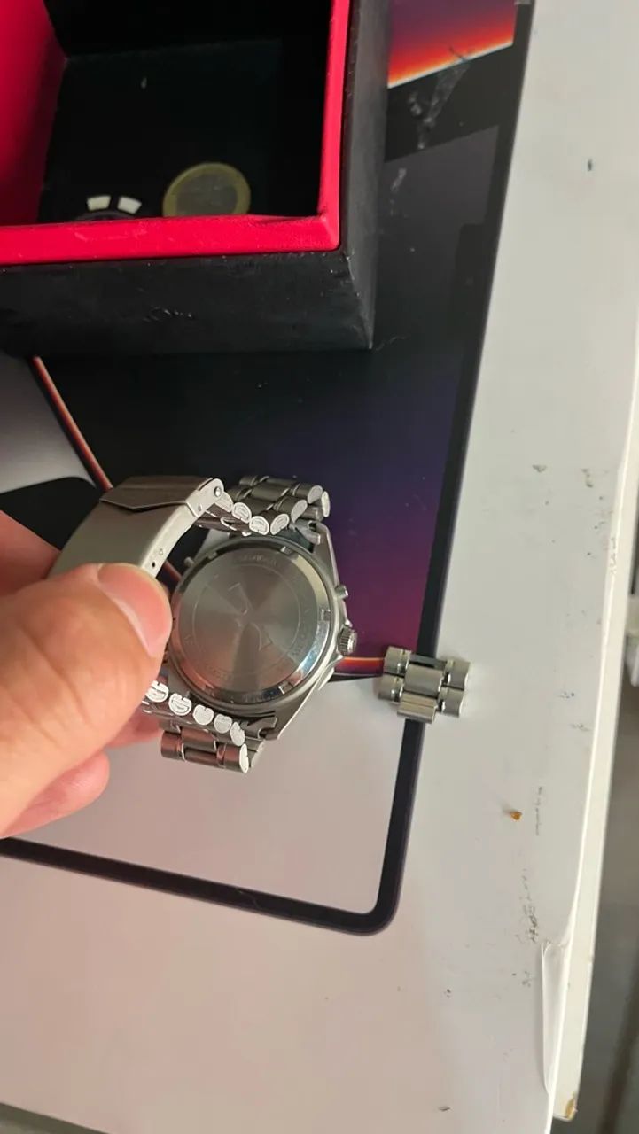 Relógio technos aço escovado  - Foto 4