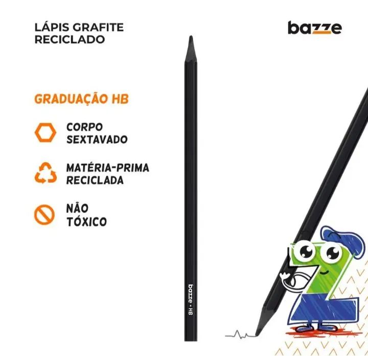 Hexagonal HB Graphite Pencil - Box of 144 Units65745817167361121