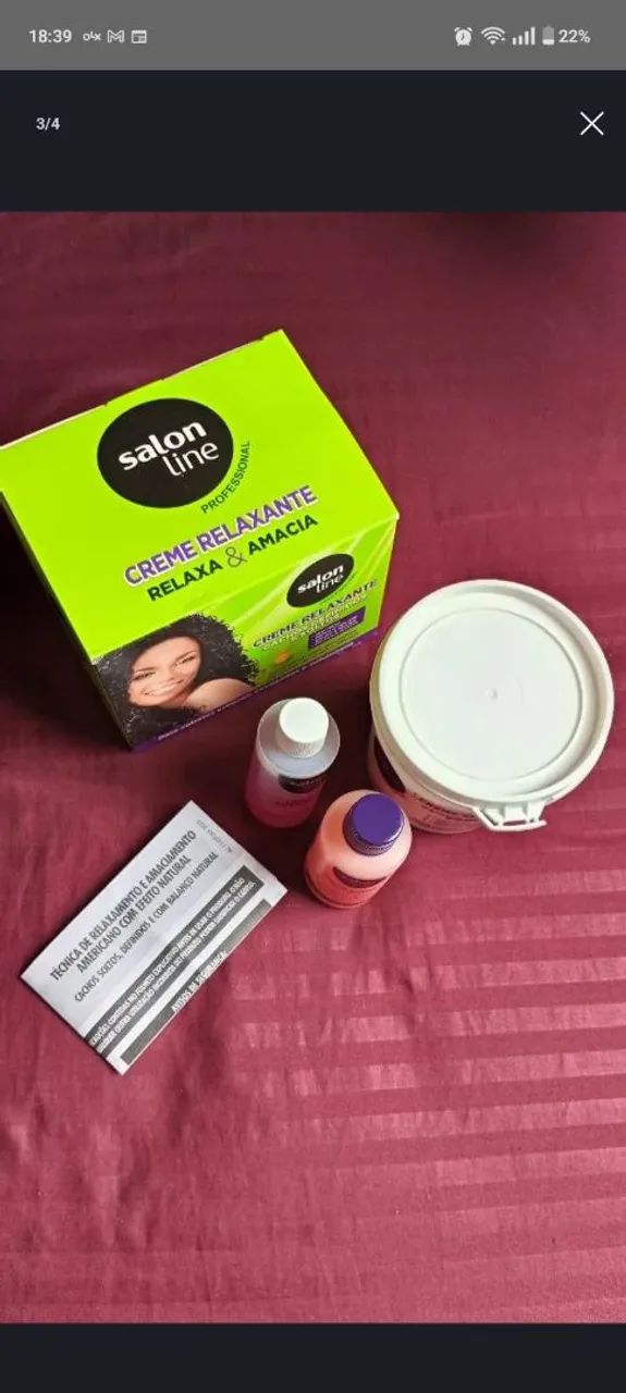 Creme relaxante Salon Line