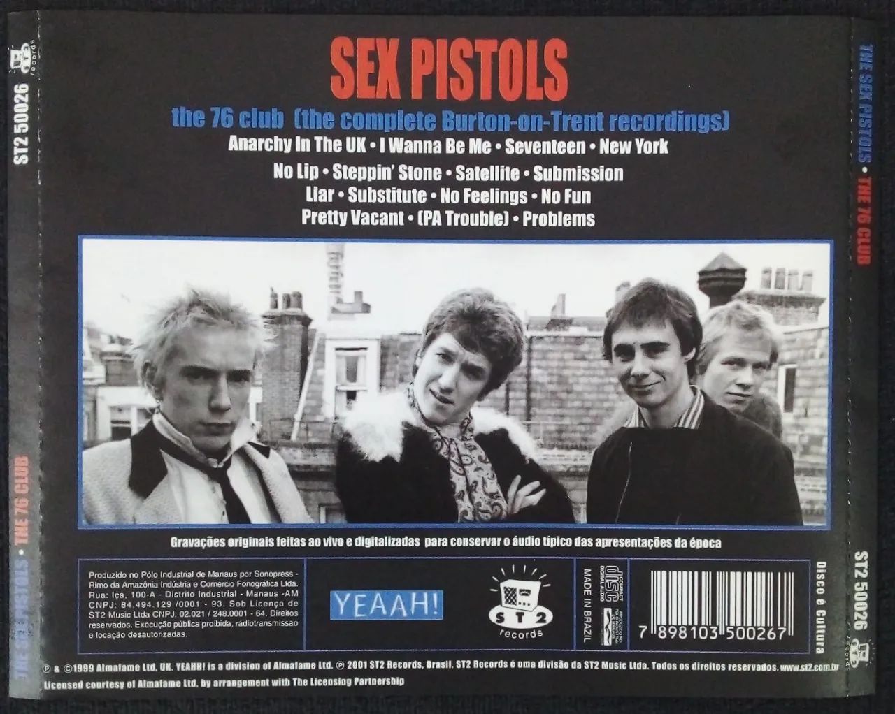 Sex Pistols - The 76 Club [The Complete Burton-On-Trent-Recordings