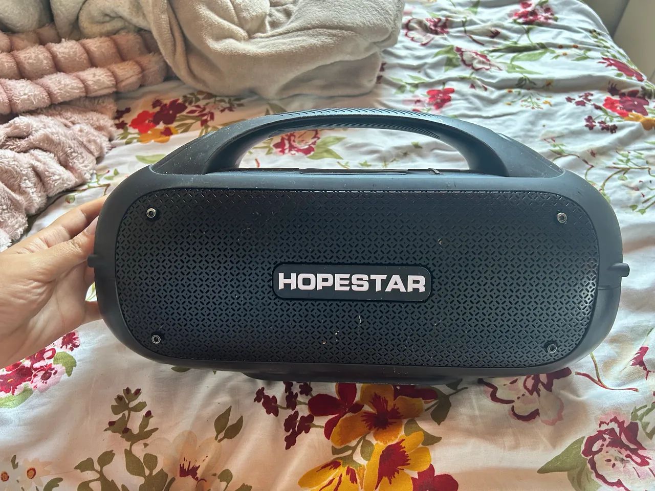 Caixa de som Hopestar A50 c/ microfone 