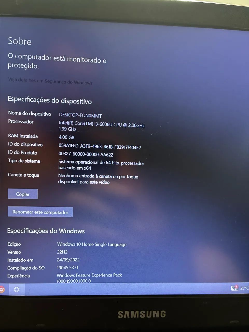 Notebook Samsung i3 - Foto 4