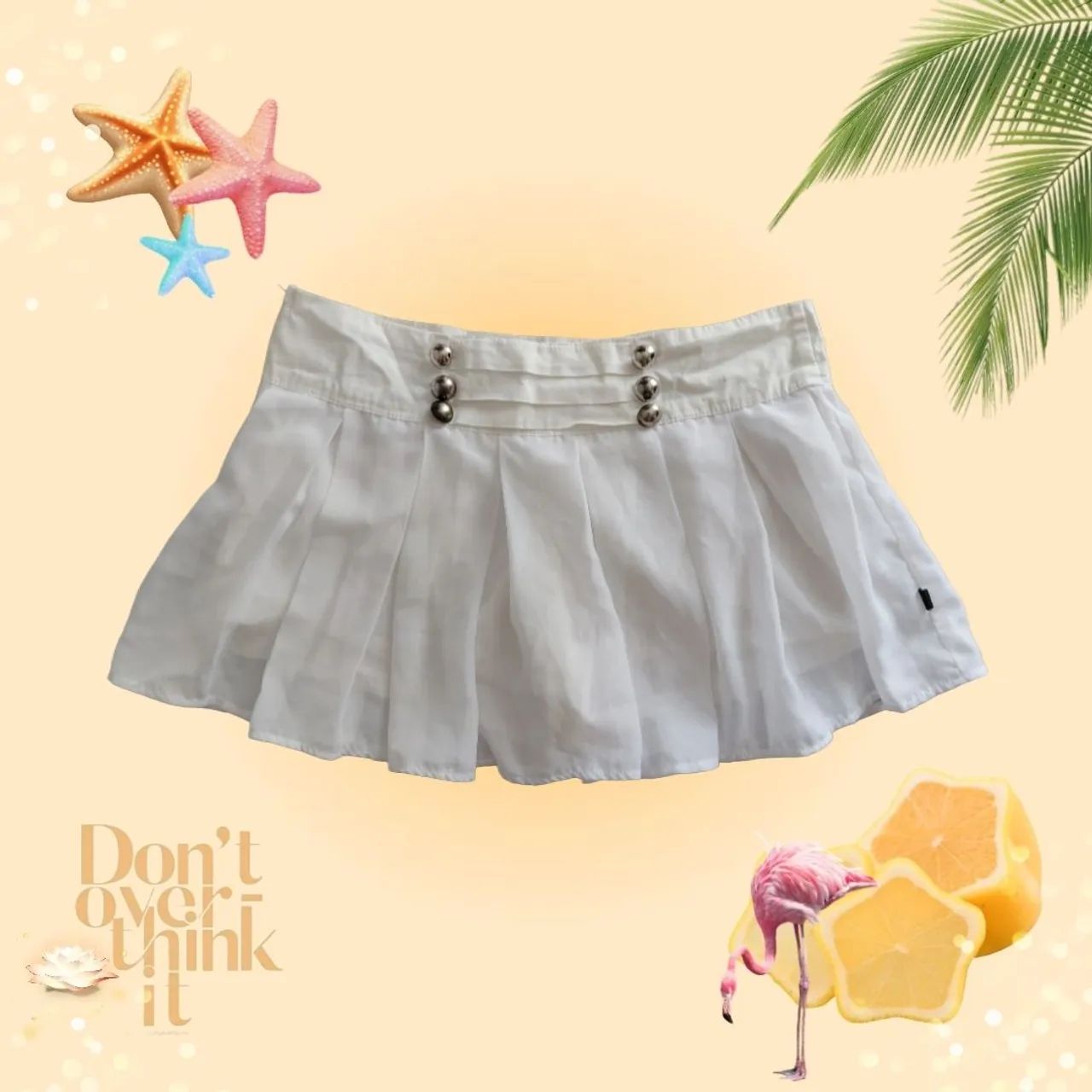 saia com short dentro