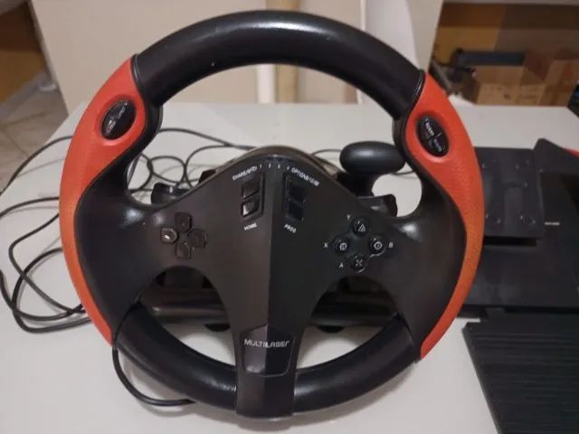 Volante + Pedal USB para PC