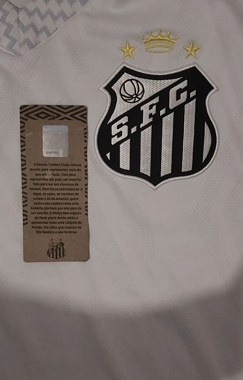 Camisa do Santos 100% Original 