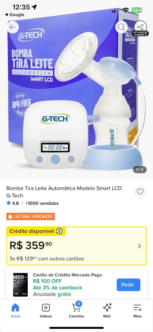 Bomba de tirar leite - Foto 2