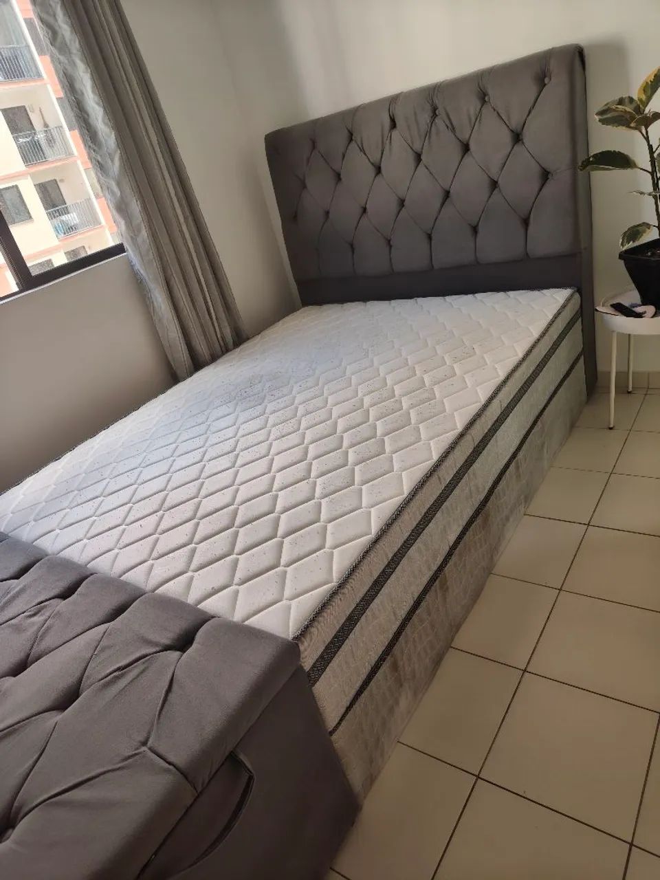 Base cama casal + puff baú - Foto 2