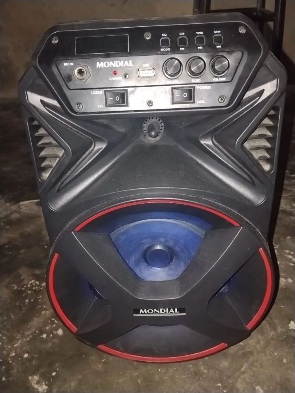 Caixa de som Bluetooth mondial