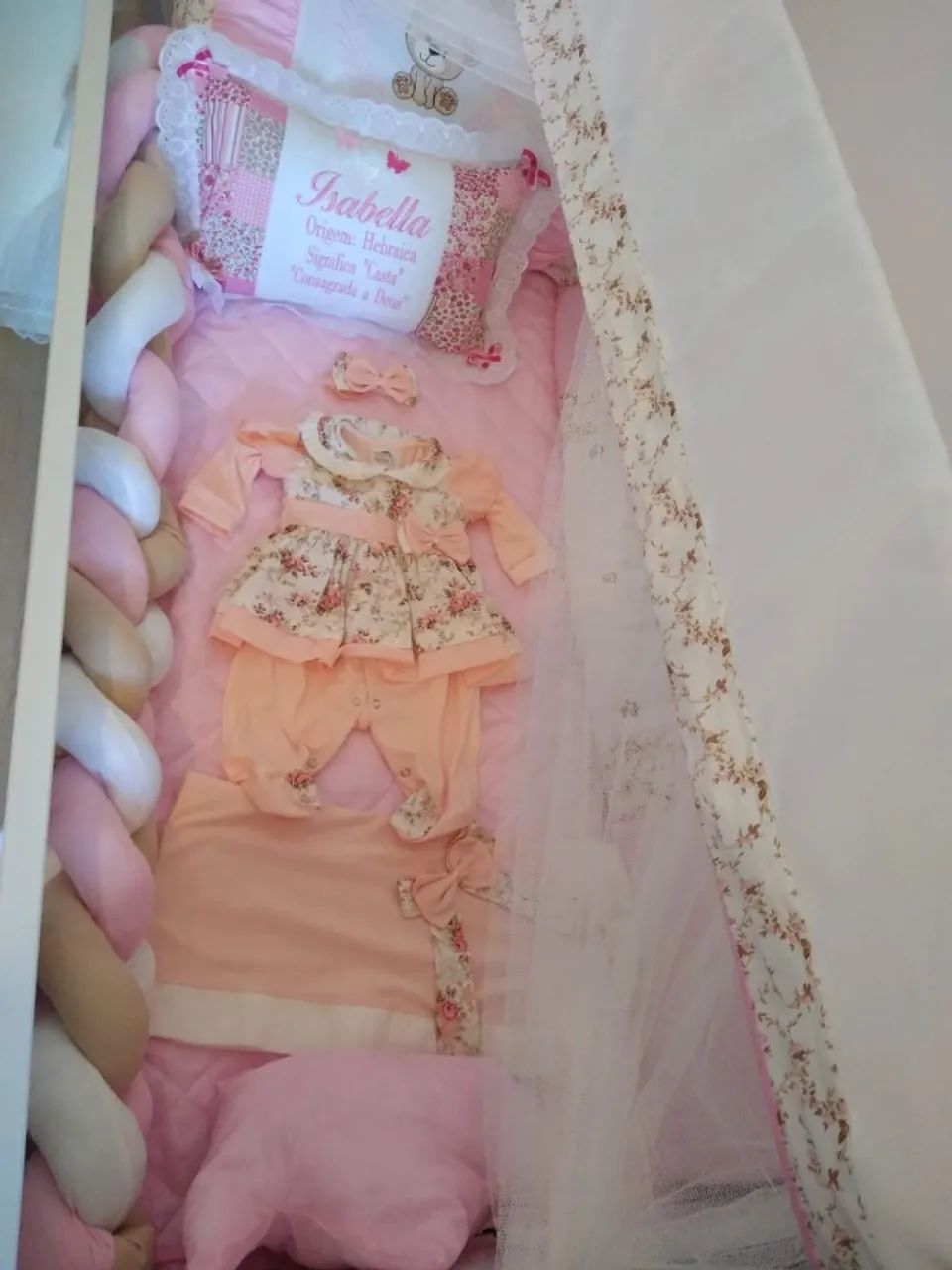 KIT BERÇO MENINA - Foto 3