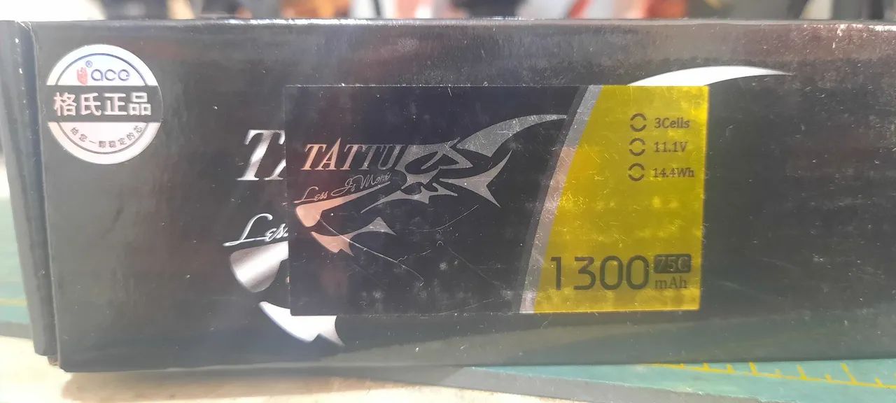 Baterias de lipo 3s 1300 75c Tattu - Foto 4