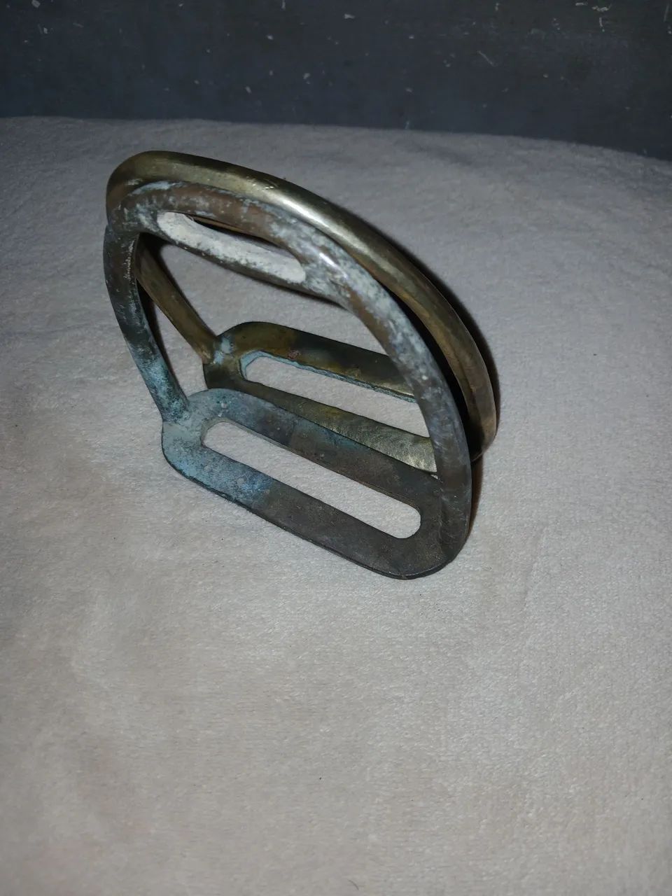 Par de estribos de bronze antigos - Foto 3