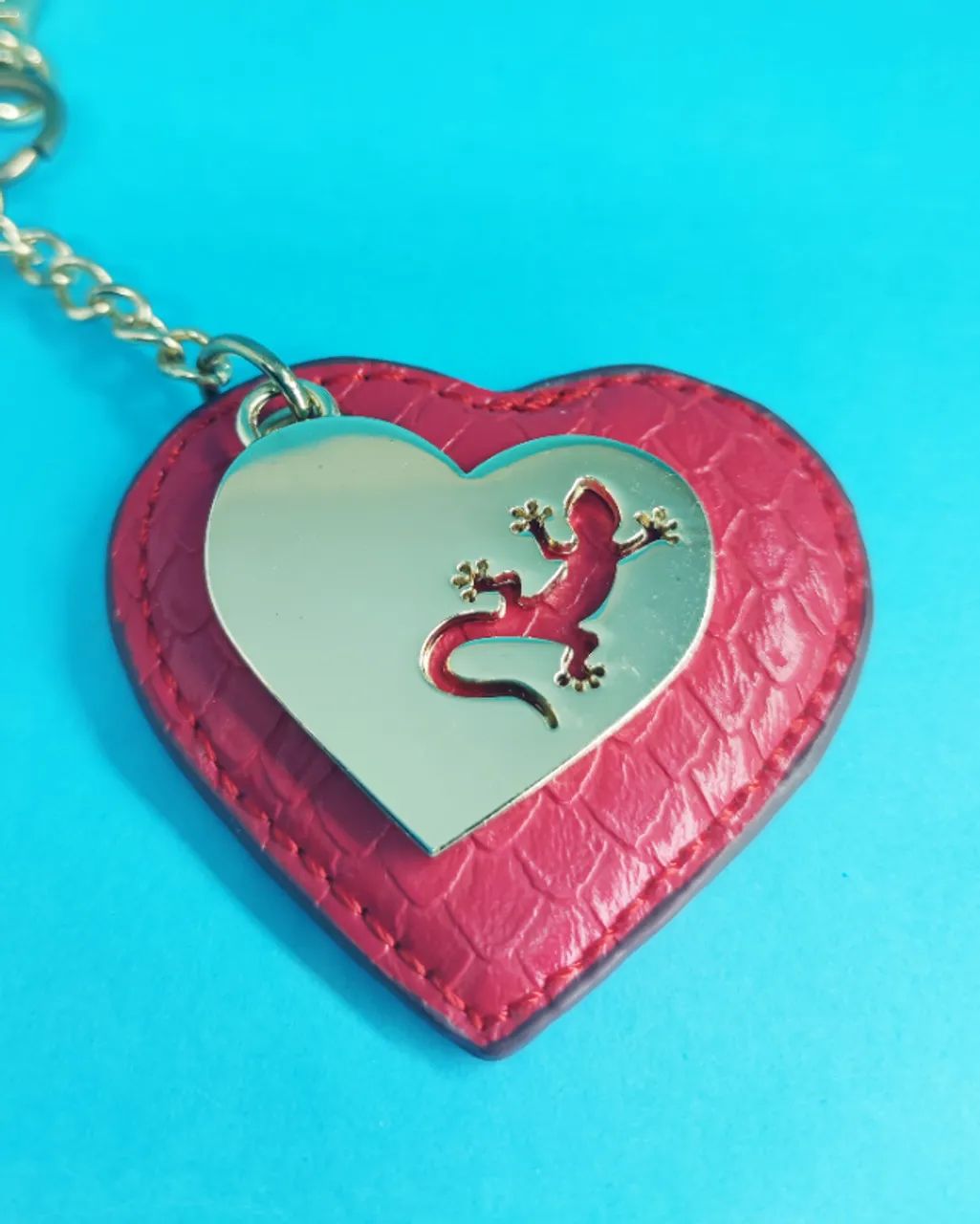 Chaveiro felipe klein coração vermelho - Foto 4