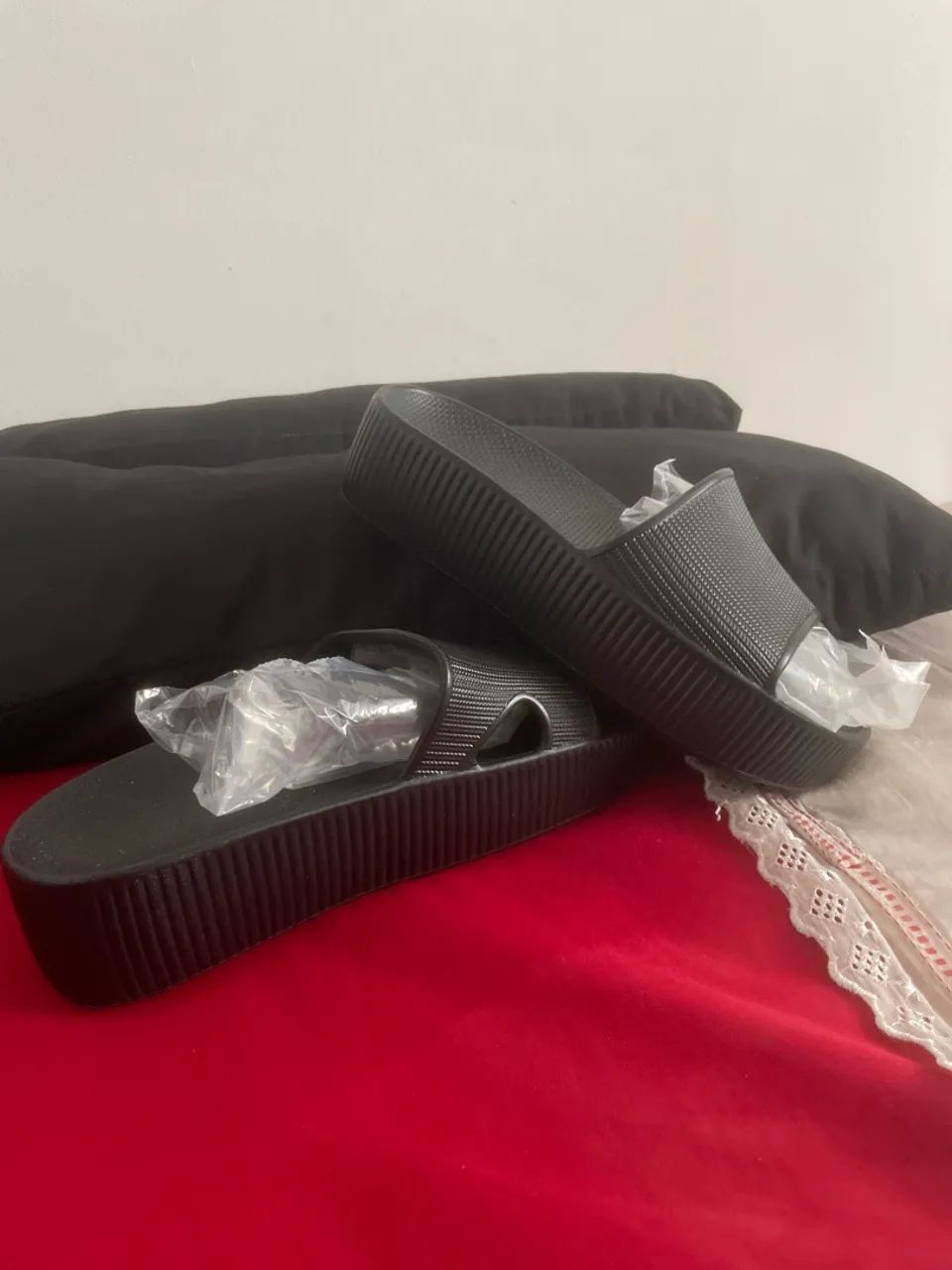 Sandália preta nuvem  - Foto 2