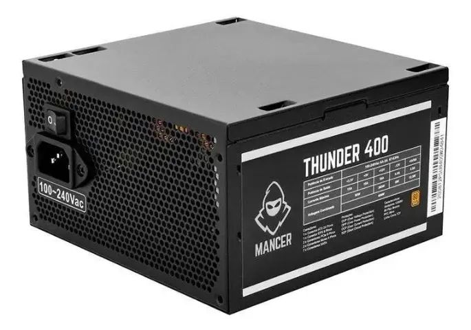 Fonte Mancer Thunder 400W ATX 80 Plus Bronze