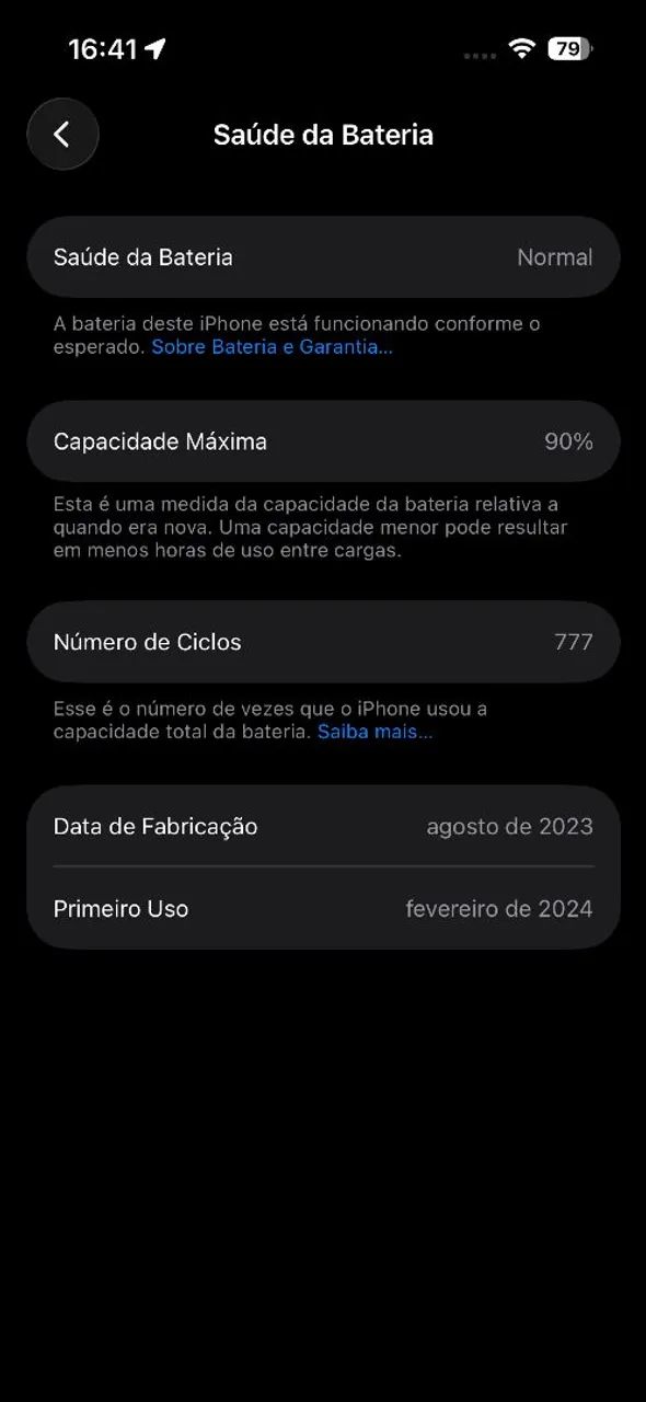 iPhone 15 128GB Verde (Anatel) - Bateria 90% - Excelente Estado  - Foto 4
