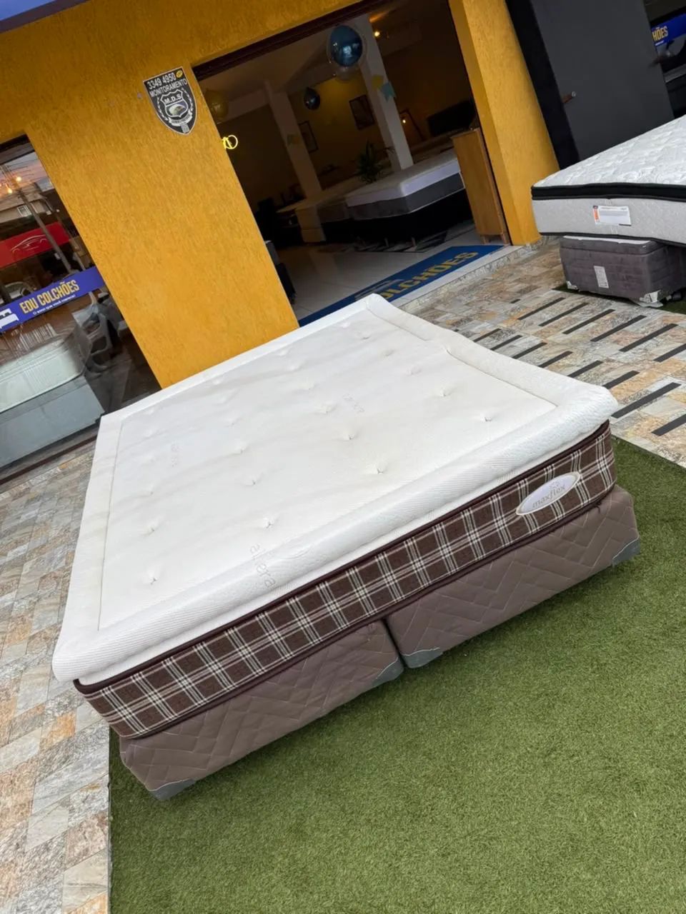 Cama box Queen Size MAXFLEX SEMINOVA - ENTREGO  - Foto 5