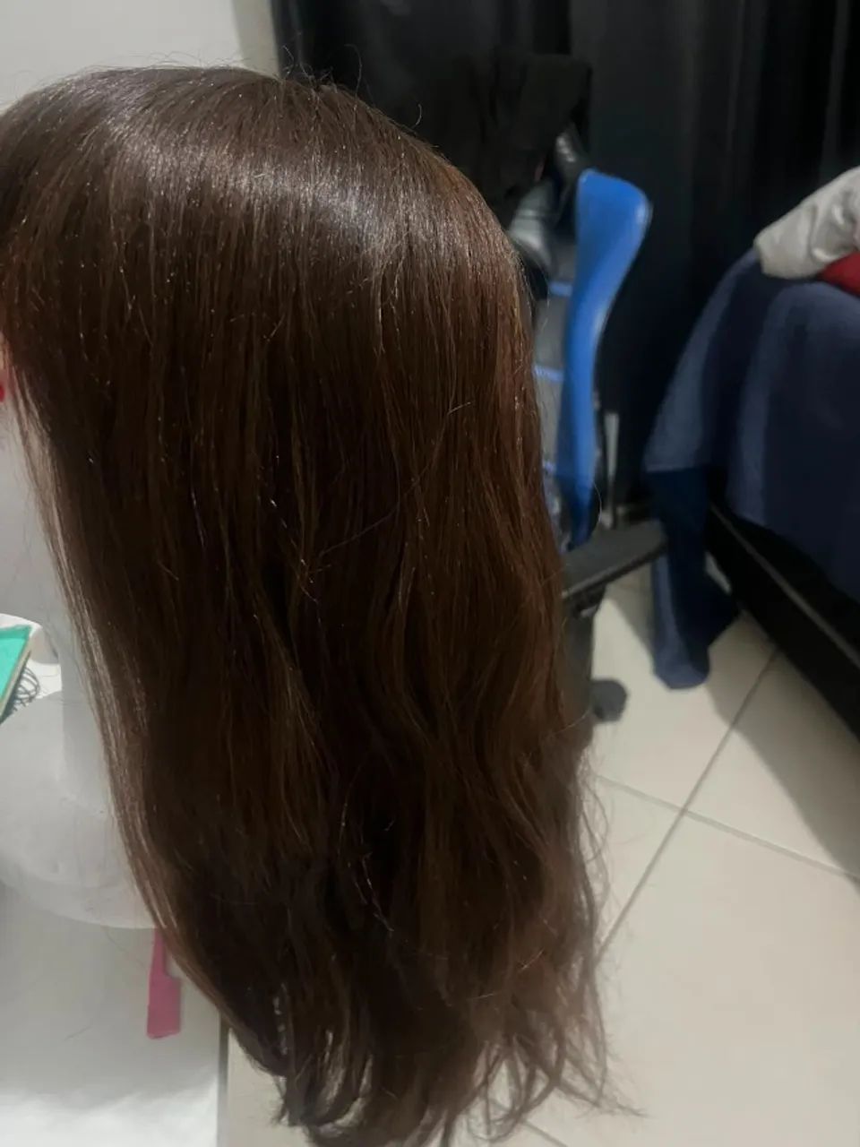 Wig com composição de cabelo humano  - Foto 2