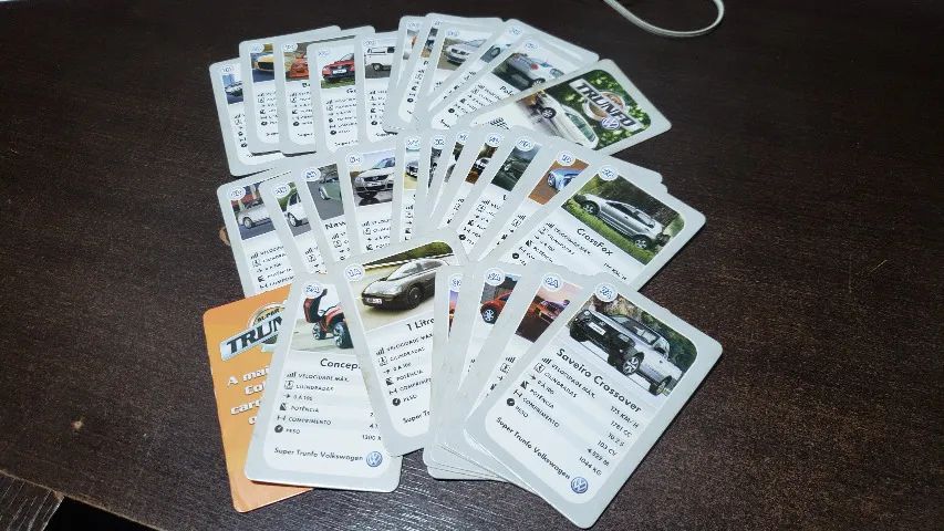 Jogo de cartas Super Trunfo da Volks Wagem - Foto 2