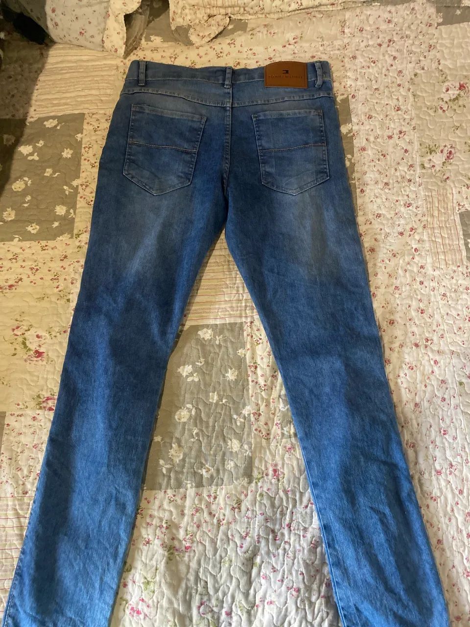 Calça Jeans Tommy Hilfiger Masculina Destroyed Tam. 40 - Foto 3