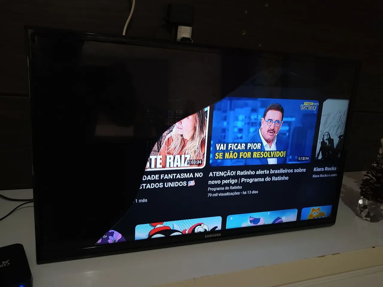 Entrego TV LCD 32polegadas serve como quebra galho - Foto 3