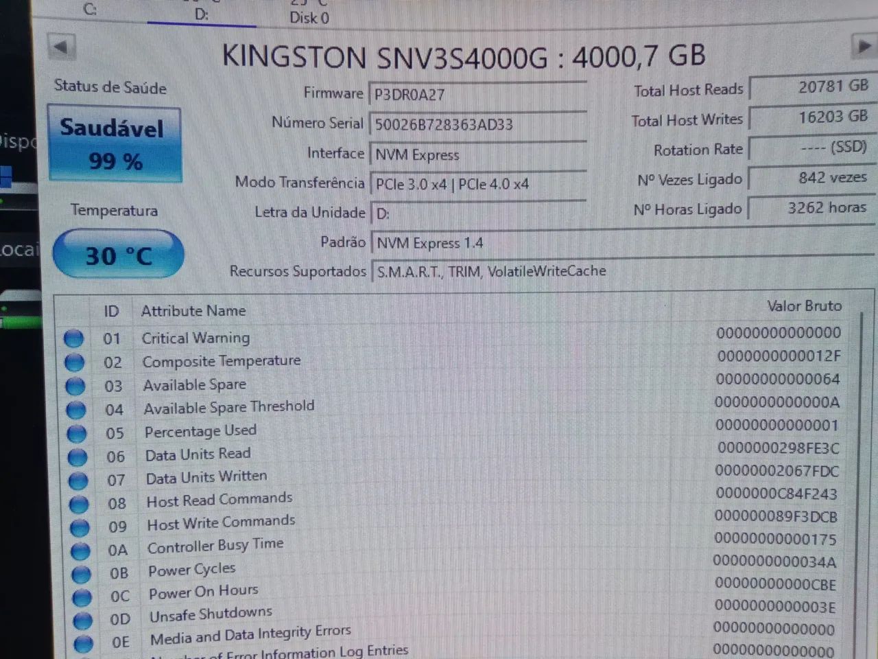 SSD nvme 4tb Kingston NV3 PCIe 4.0 PC note e PS5 - Foto 5