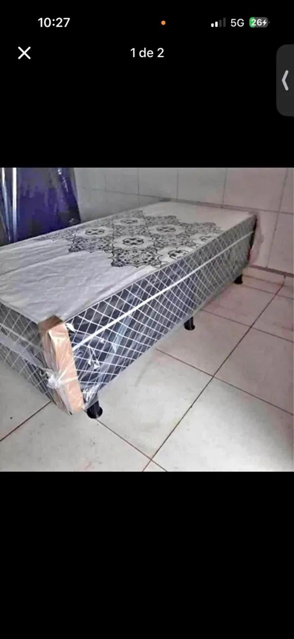 ? CAMA BOX SOLTEIRO R$ 299,99 - ENTREGA GRÁTIS  - Foto 2