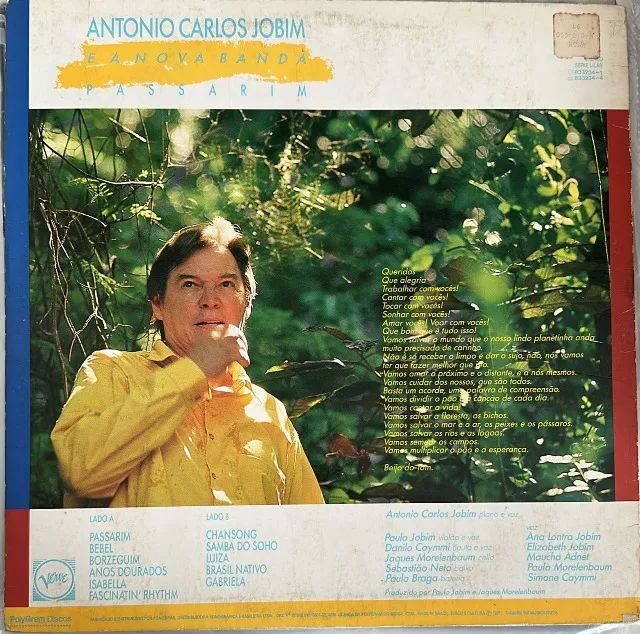 Disco de Vinil LP Antônio Carlos Jobim - Passarim - Foto 2