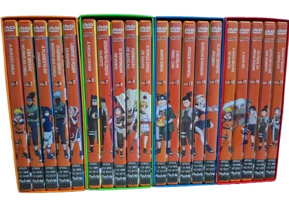 BOX NARUTO EXCLUSIVA VERSÃO ORIGINAL SEM CORTES 4 BOX -  VOL. 01 AO VOL.20 - EX.ESTADO - Foto 2