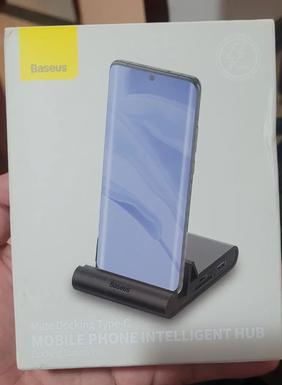 Base docking usb tipo c - Baseus - funciona com samsung dex
