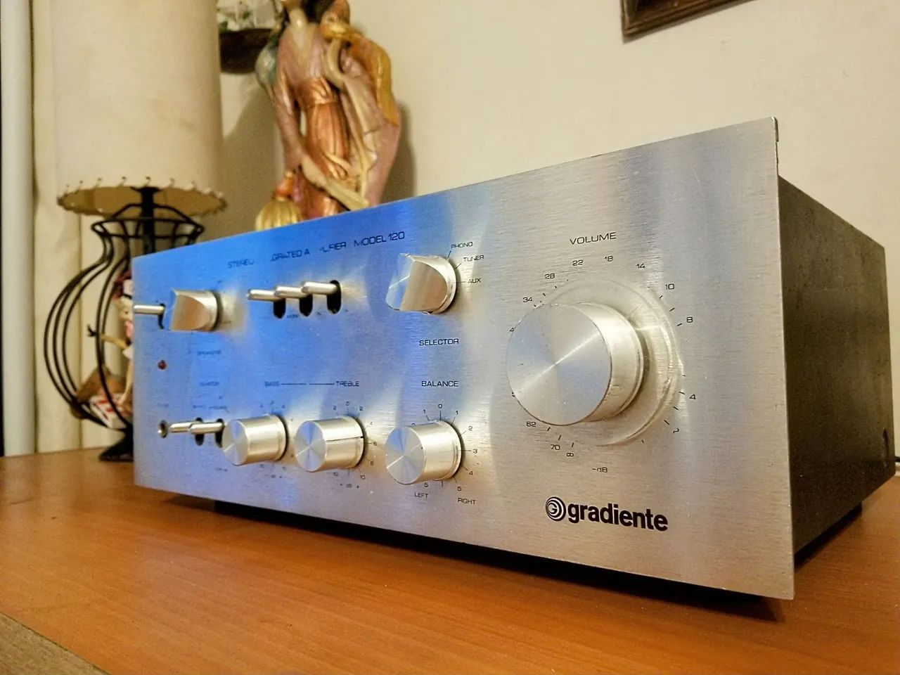 Amplificador Gradiente Model 120 (Com Defeito ) - Foto 3