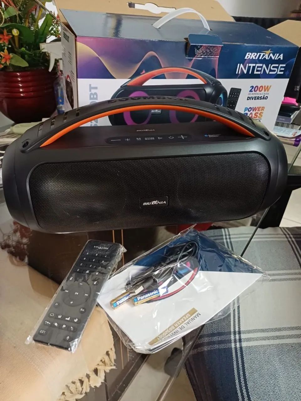 Caixa de som boombox britânia nova - Foto 4