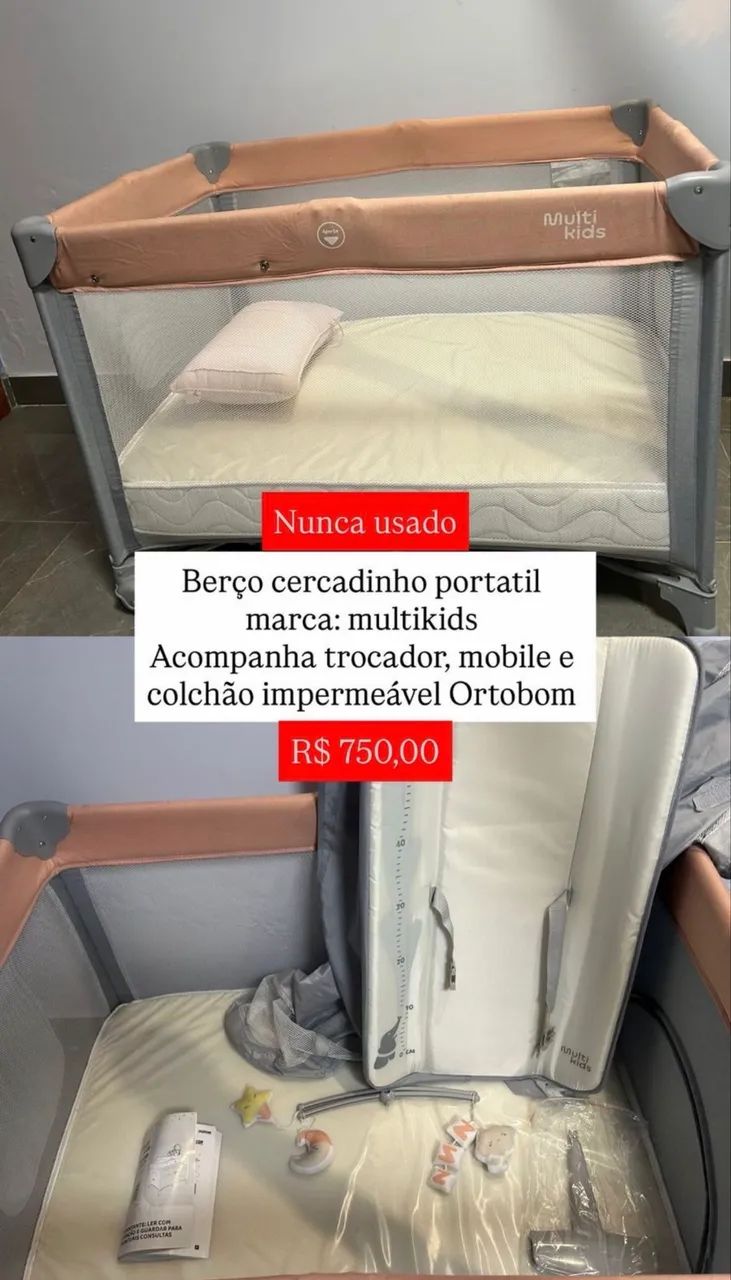 Berço cercado multikids - Foto 2