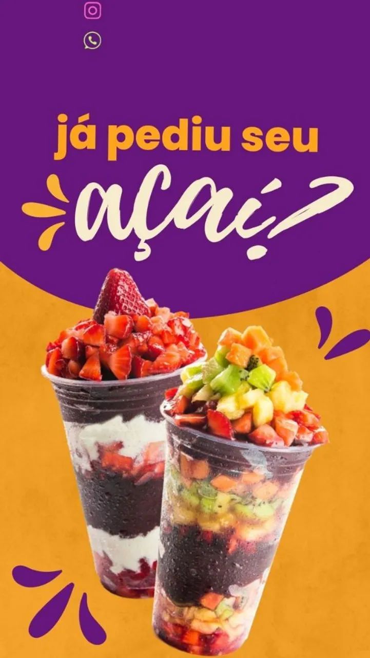 Açaí no copo LEIA EM BAIXO 