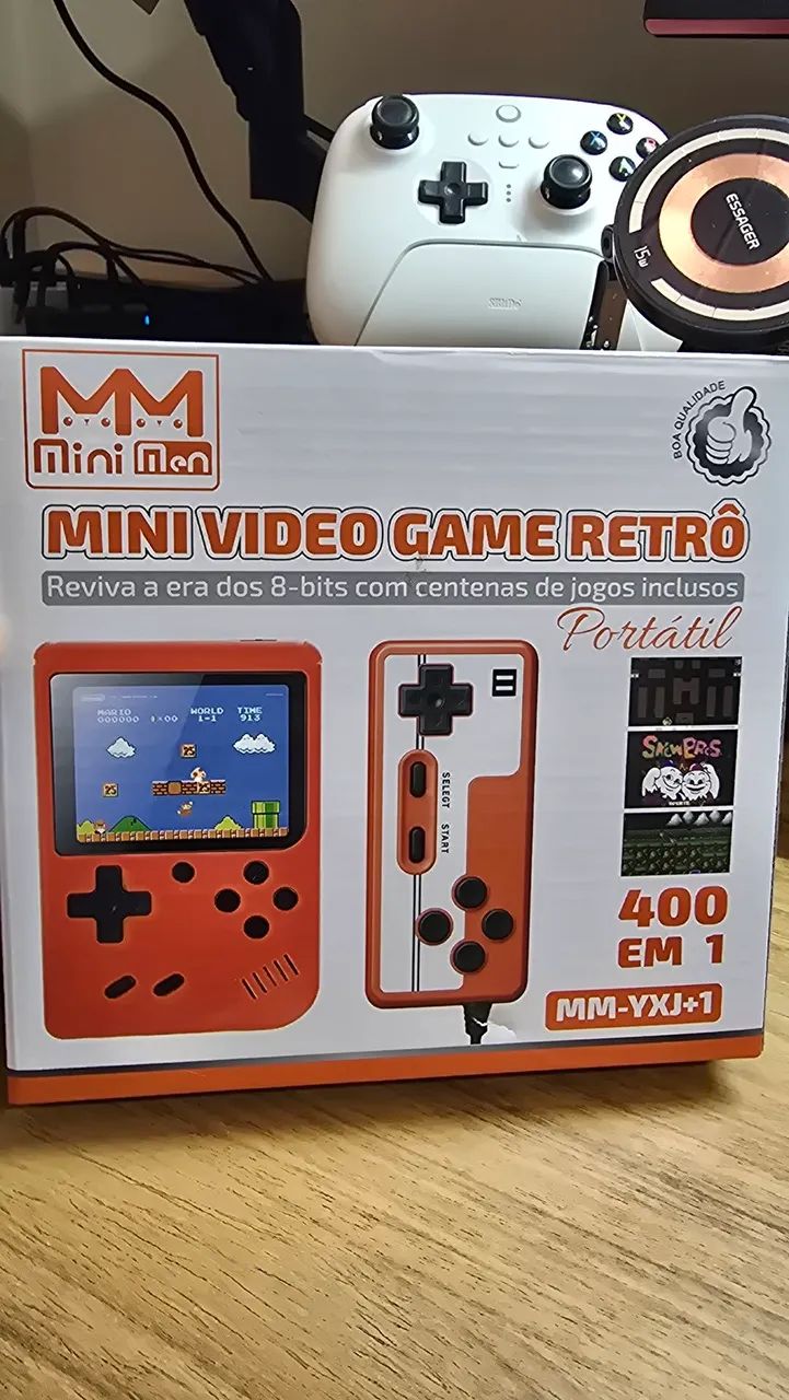 Mini Vídeo Game Retrô - 400 jogos 