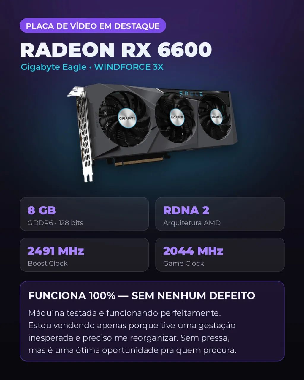 PC GAMER RX 6600 10 GEN