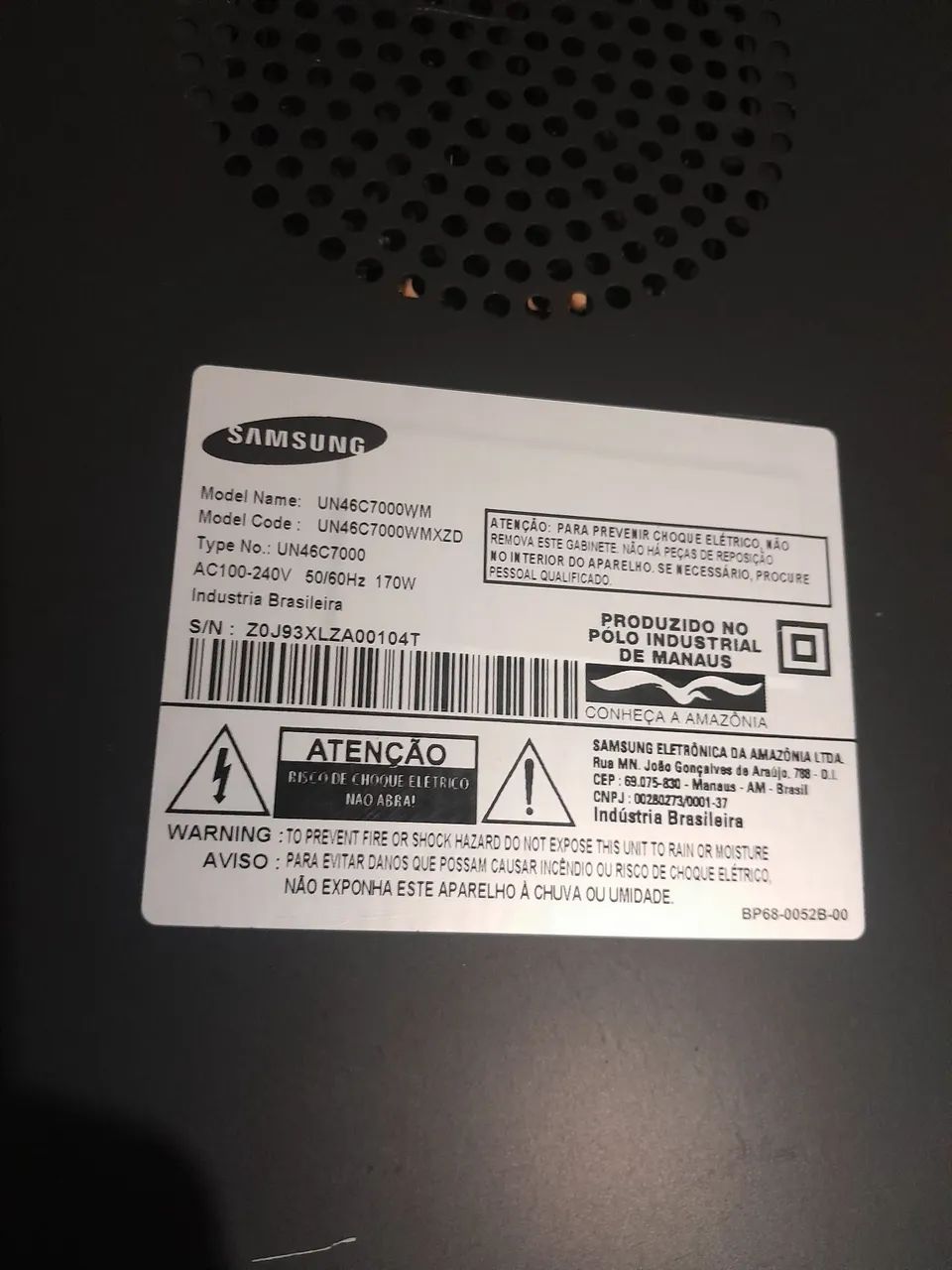 TV SAMSUNG  43 POLEGADAS COM DEFEITO NO LED - Foto 4