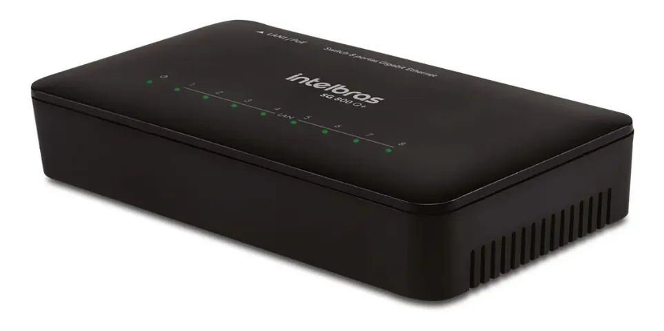 Switch Intelbras de 8 Portas Giga Não Gerenciável Sg 800 Q+ - Foto 2