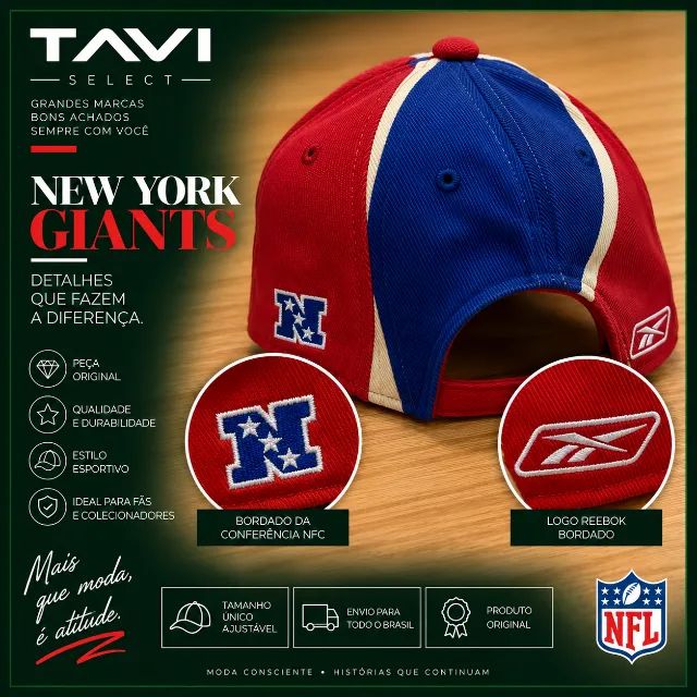Boné New York Giants NFL - Reebok - Foto 3