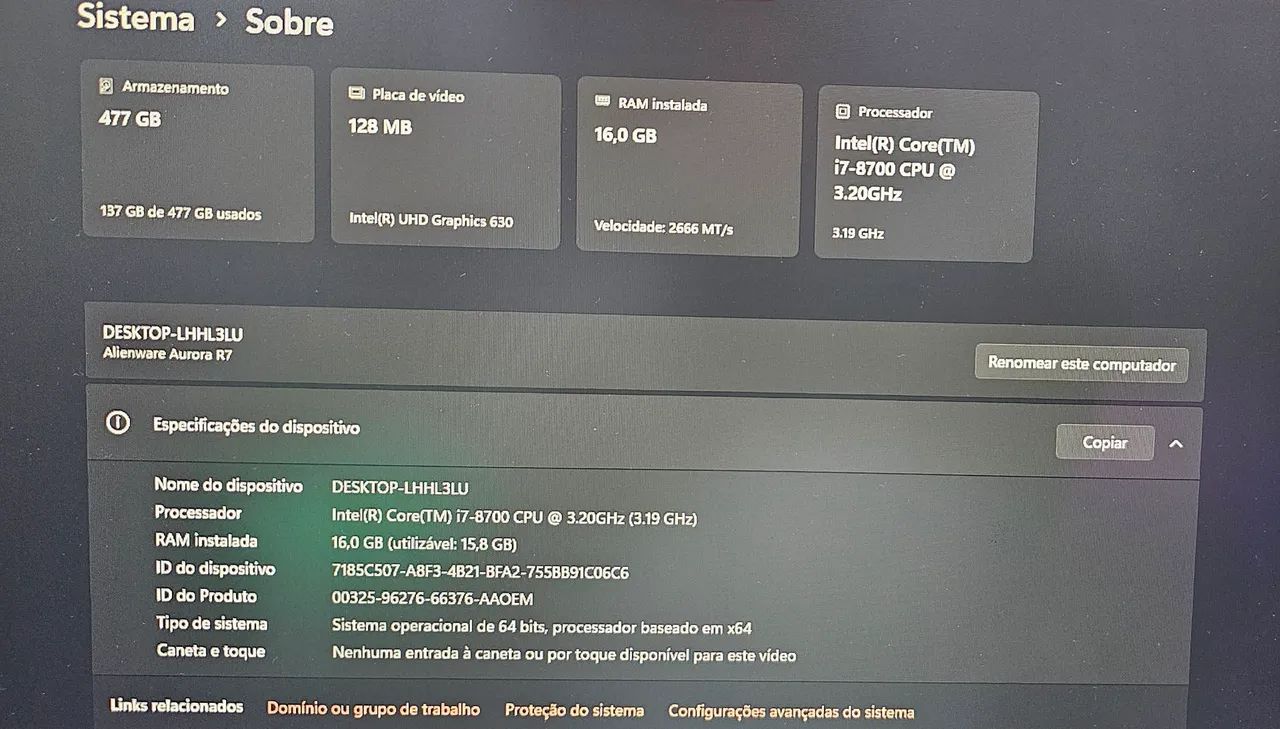 Computador Gamer Alienware  - Foto 3