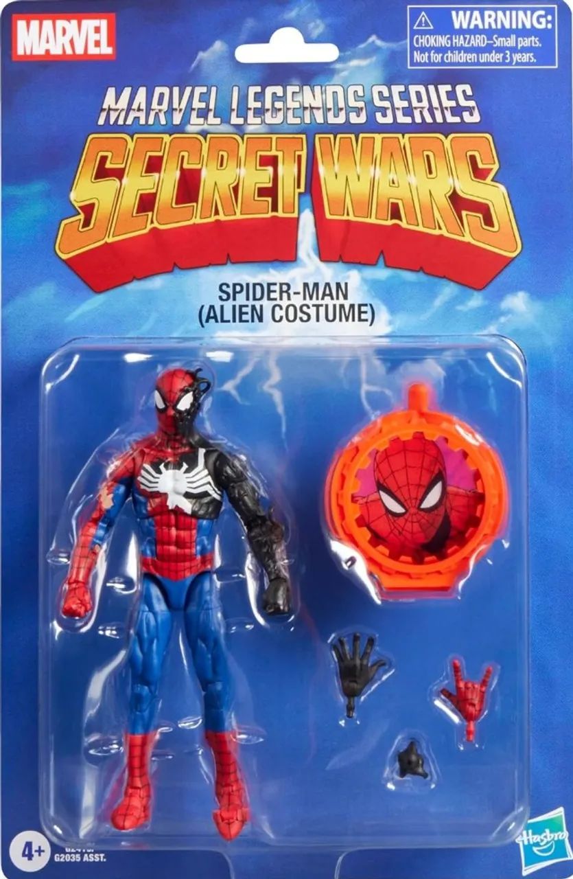 Spider-man Alien Costume Secret Wars Legends - Lacrado