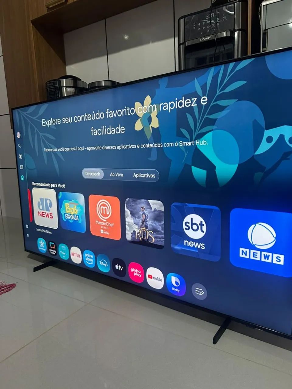 Smartv 65 4 k Samsung Crystal 10 meses NF - Foto 3