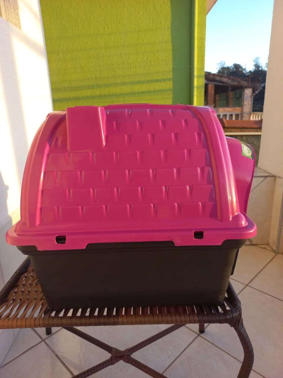 Casinha cachorro nova + manta  - Foto 4