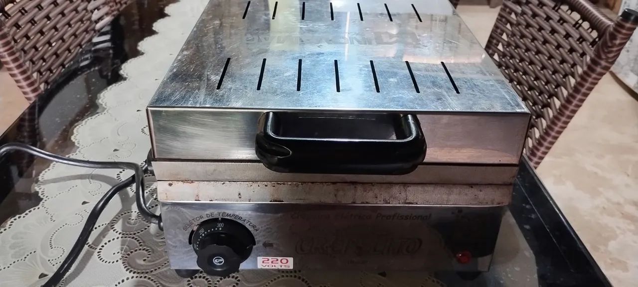 Crepeira elétrica 12 cavidades 220v