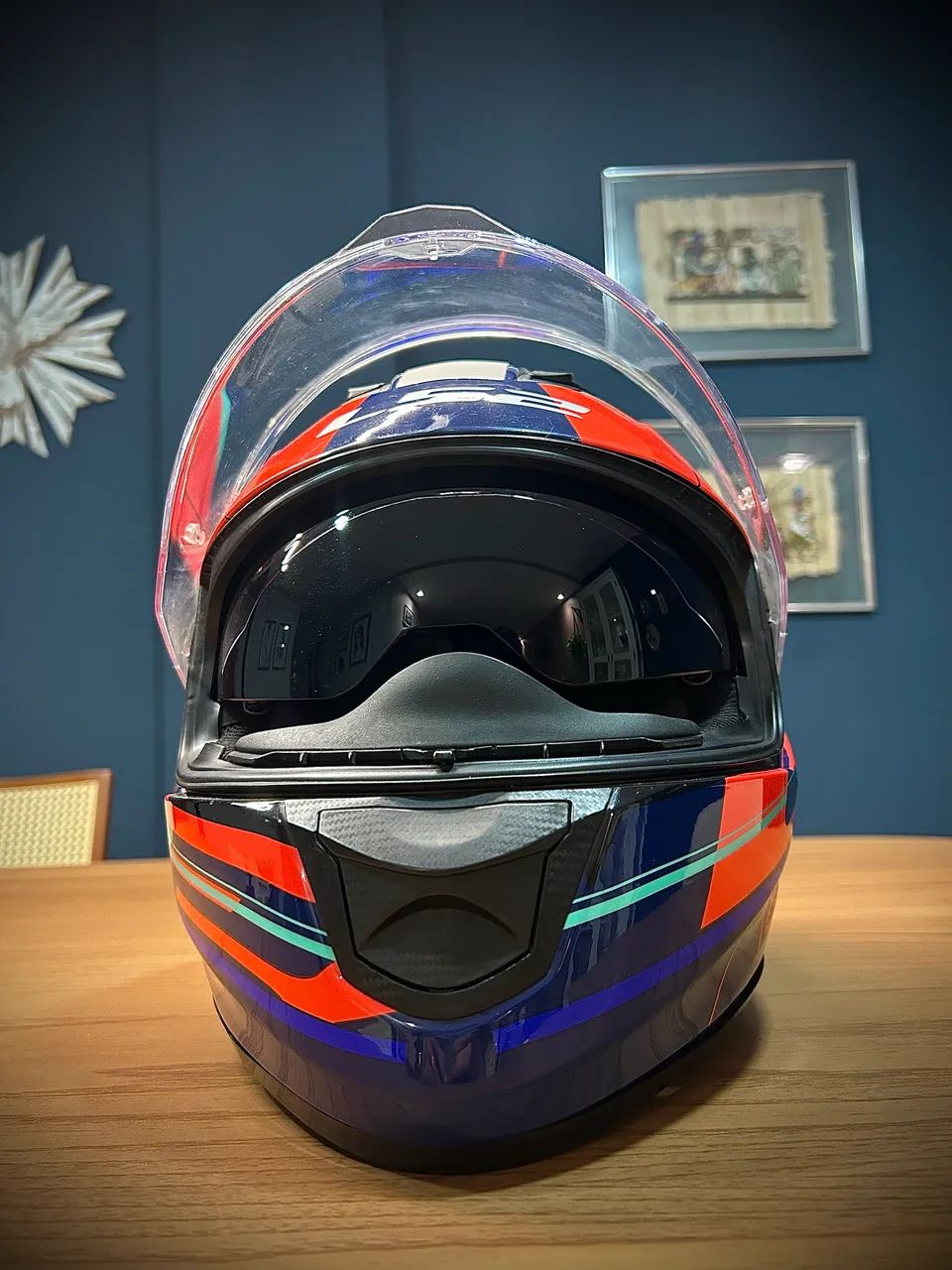 Capacete LS2 com  óculos  - Foto 2