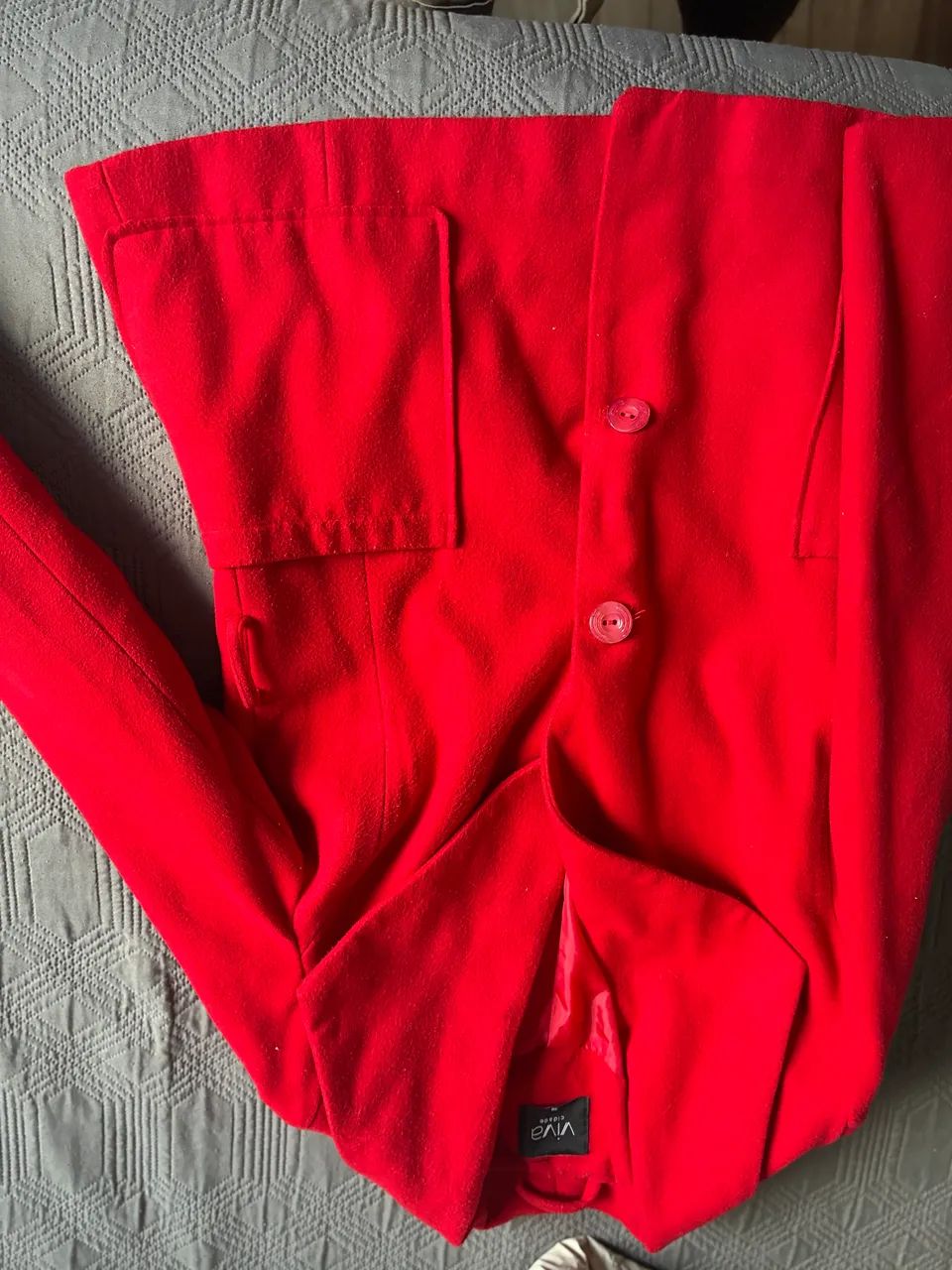 Blazer vermelho para neve - Foto 2