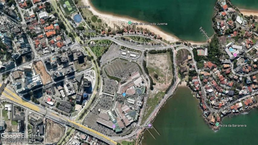 Apartamento Enseada Suá, 1 quarto, Varanda, Mobiliado. - Foto 3